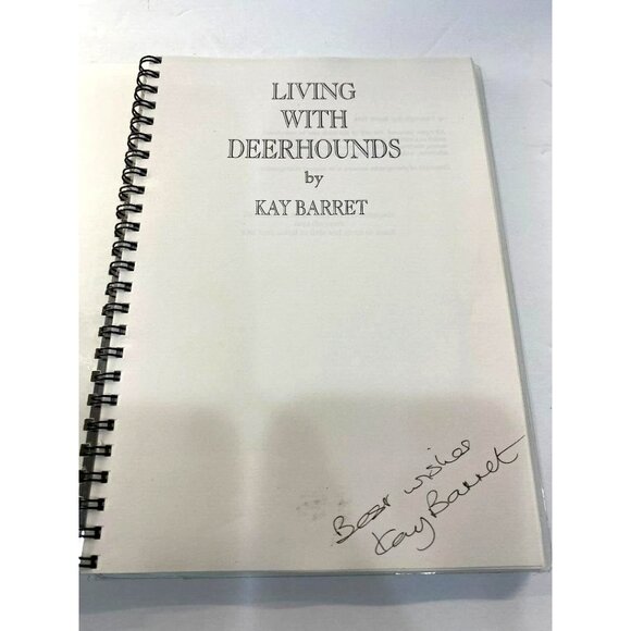 Living with Deerhounds by Barret, Kay, 1st Edition, SIGNED BY KAY BARRET - Picture 4 of 9